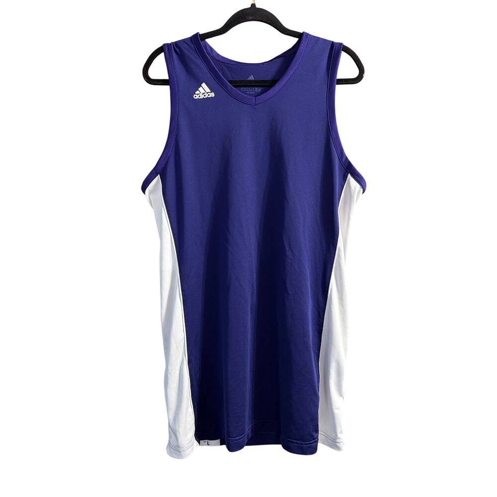 Adidas Men's N3XT Prime Basketball Jersey Purple & White Size Large L
